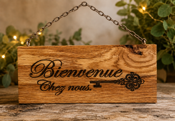 pancarte bienvenue chez nous