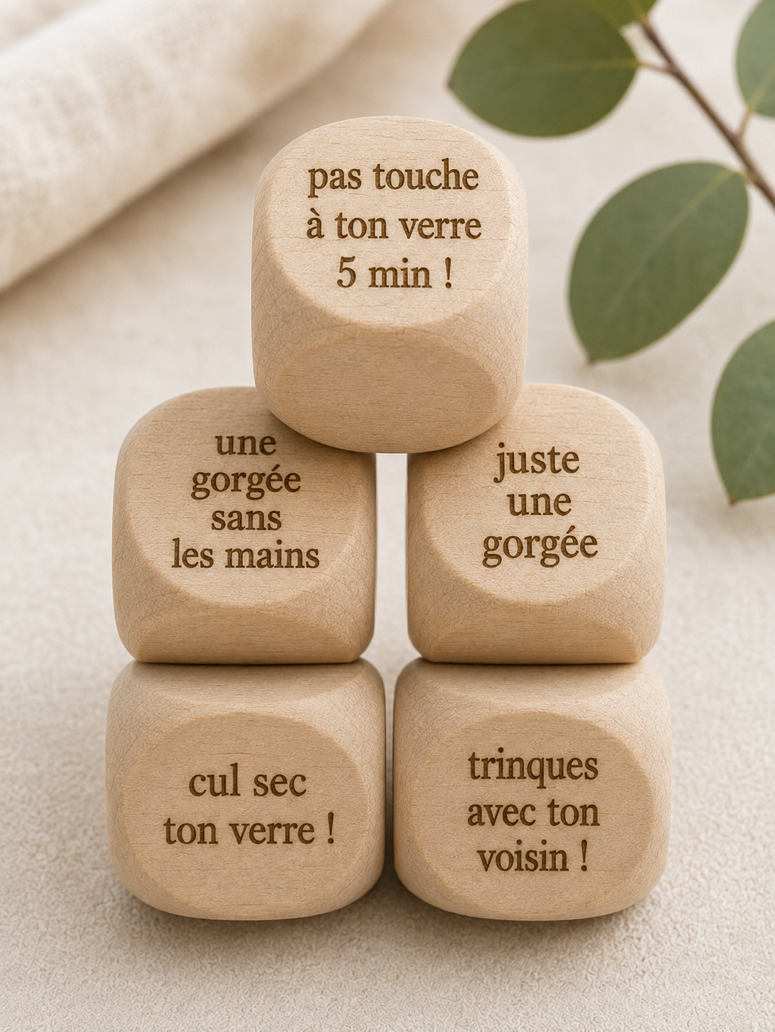 dé apéro - tâches ménagères ou belote