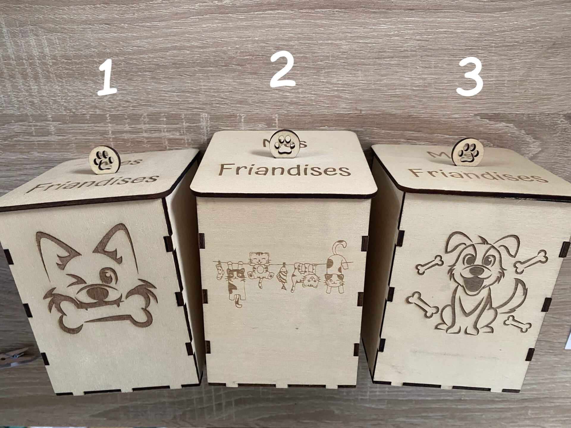 Boites à friandises