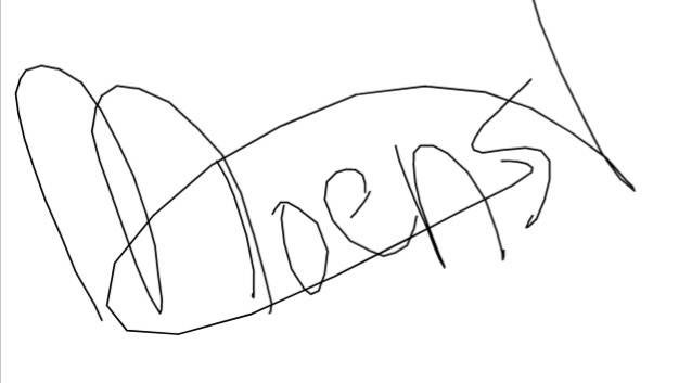 Handtekening afhaler