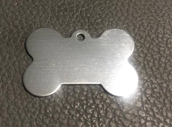 Hanger bonetag zilver