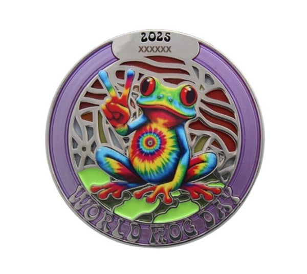 World Frog day coin 2025 (purple) HQ