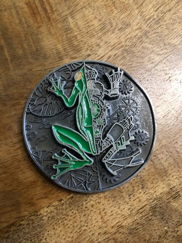 frog geocoin special edition 3D HQ