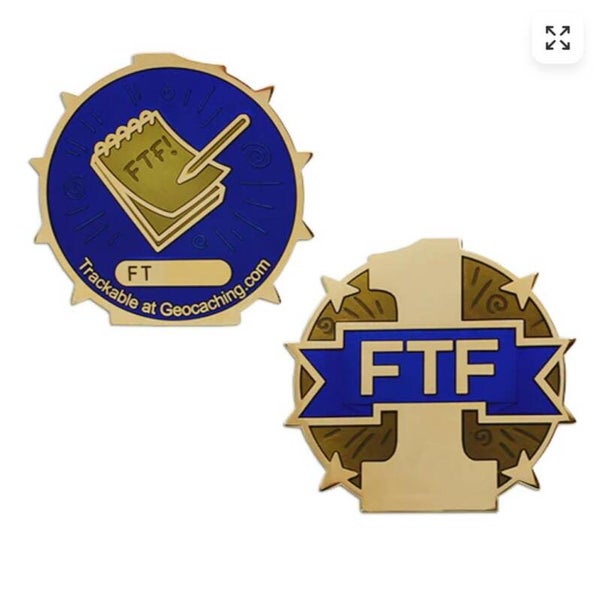 First To Find Full Size Geocoin HQ