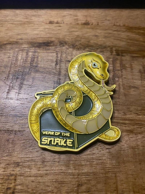 Year of the snake 2025 (gold) HQ