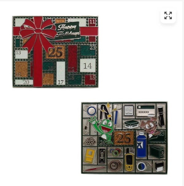 Happy Holidays Geocoin HQ