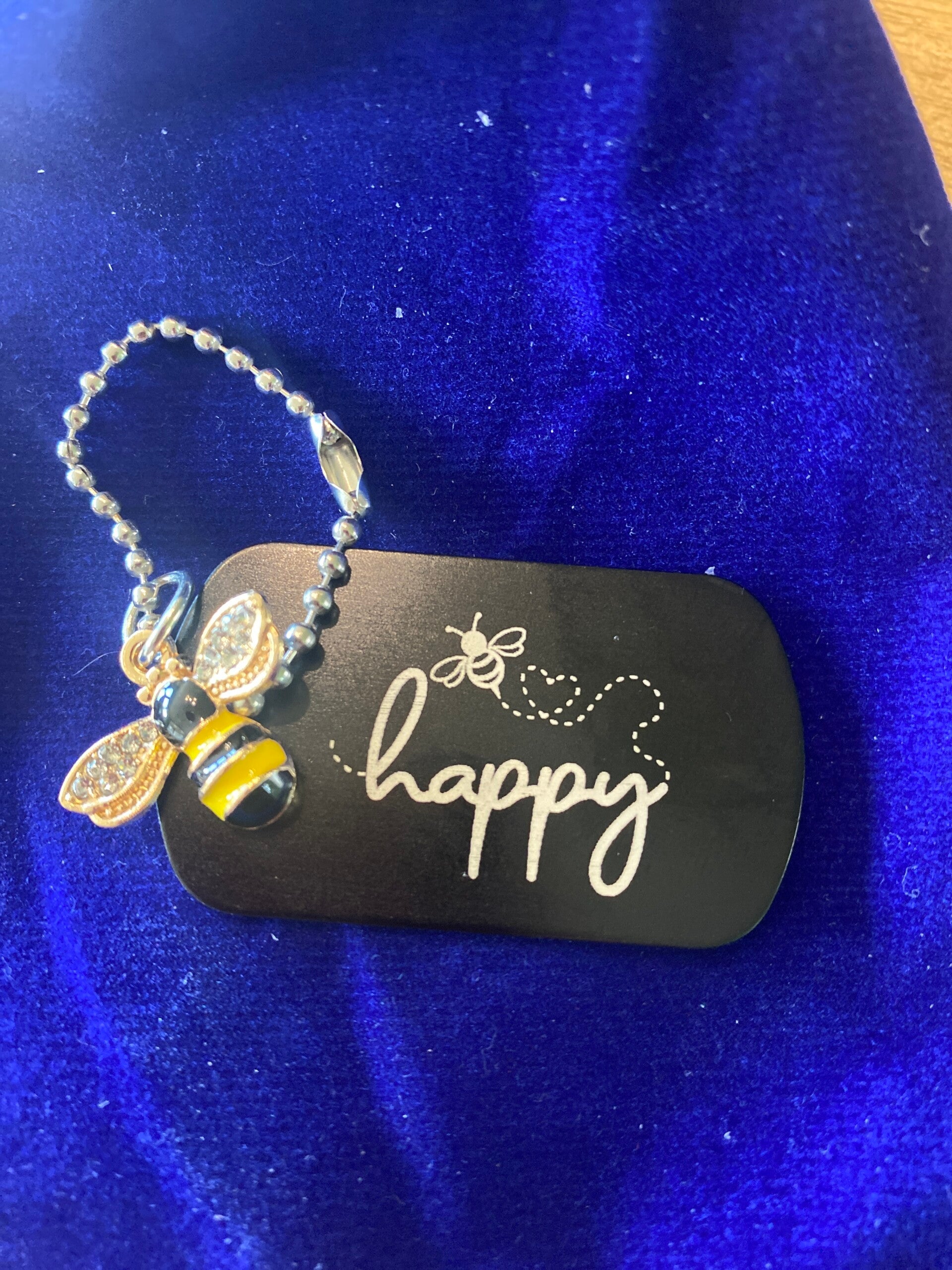 Bee Happy tag