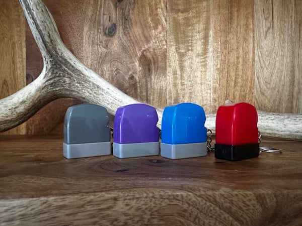 Flash stempel met Keychain