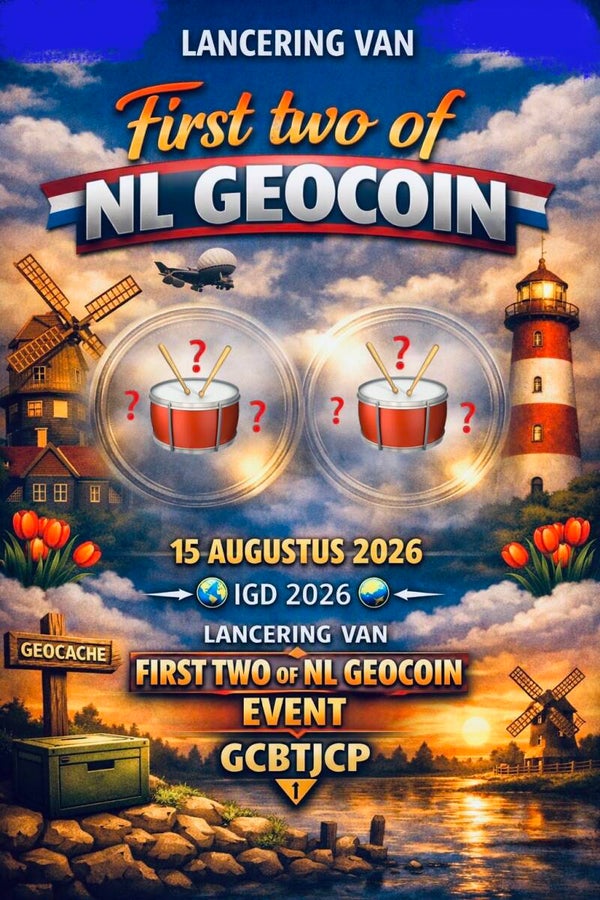 🌍 - First Two of NL Geocoin - 🌍