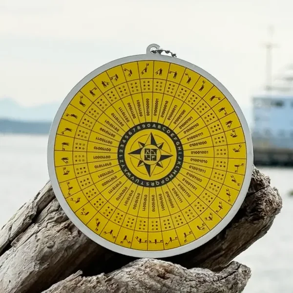 Puzzle Solving XL Travel Tag- Yellow
