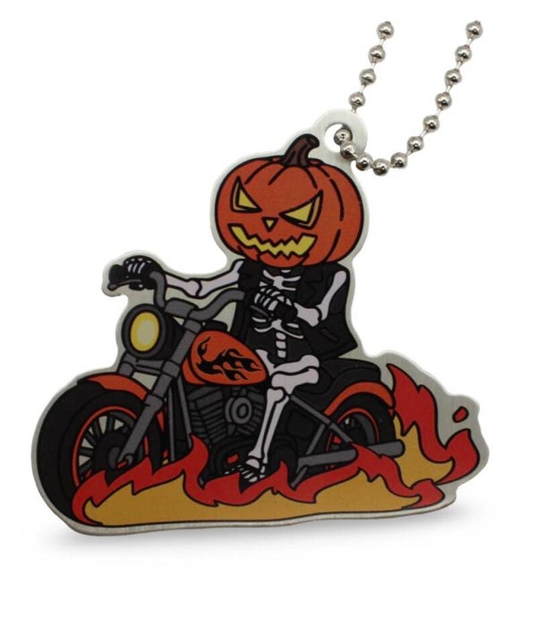 Halloween Cache Buddy Travel Tag - Bad to the Bone HQ