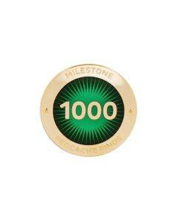Milestone Pin - 1000 Finds HQ