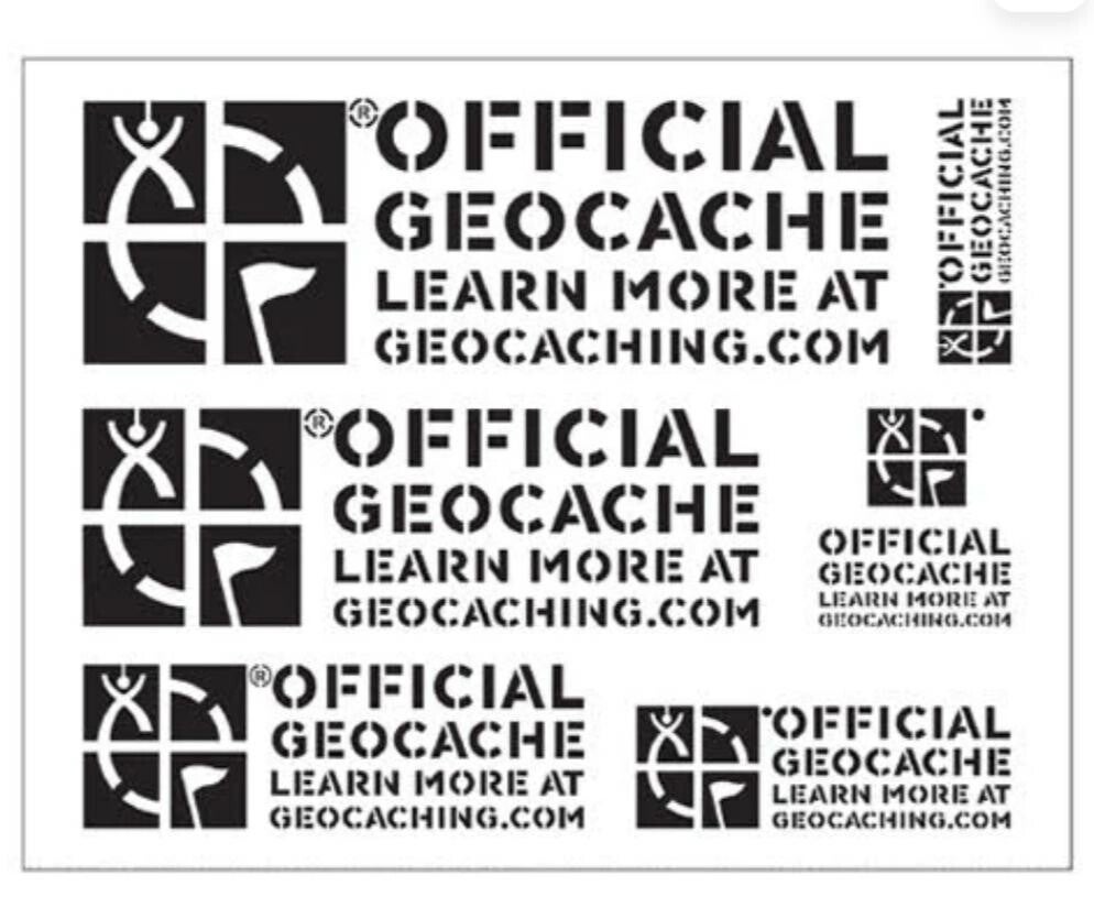 Official Geocaching stencil