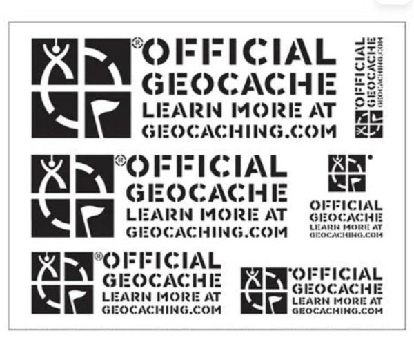 Official Geocaching stencil