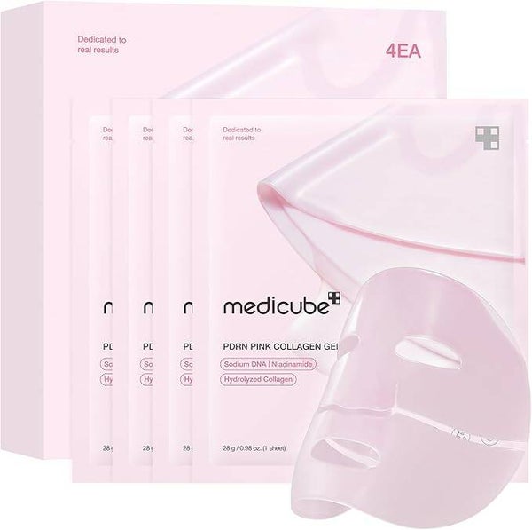 الكولاجين الوردي لنضارة البشرة Medicube ماسك