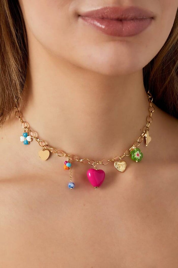 Stainless steel - Ketting american dream - Goud kleur