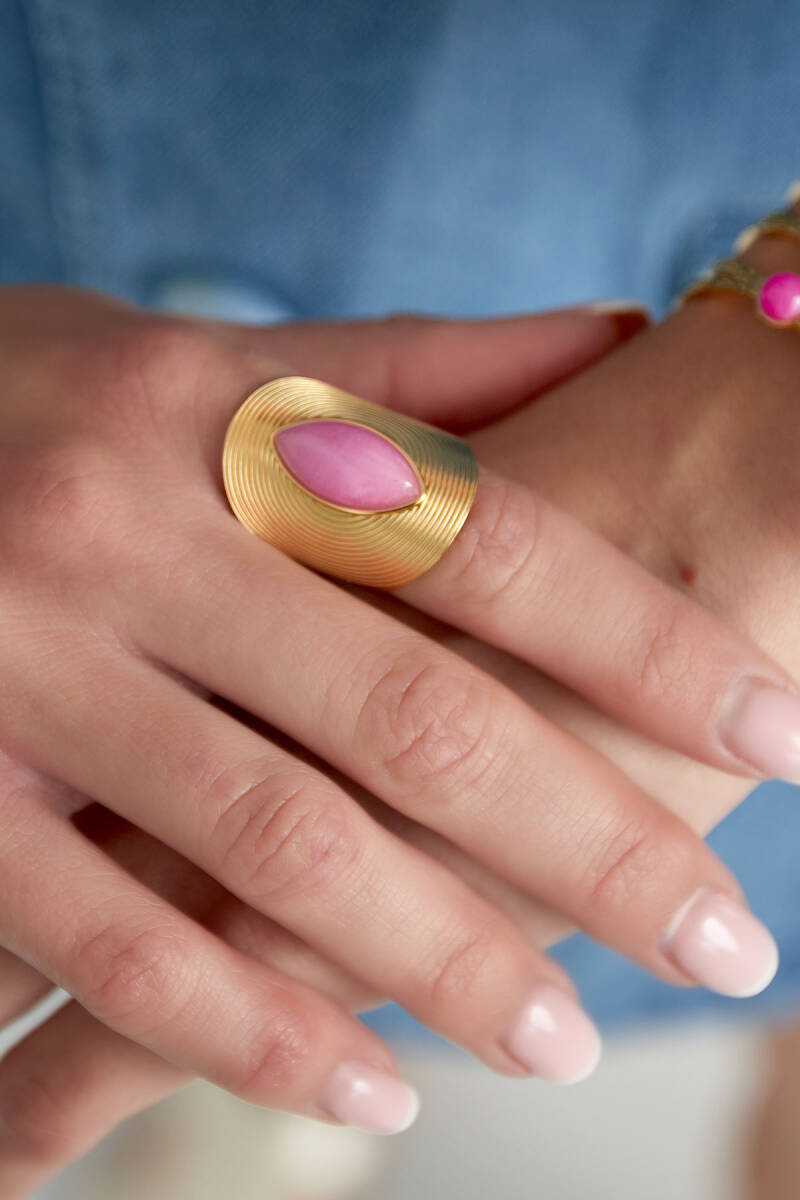 Stainless steel ring - bohemian nomadic ring