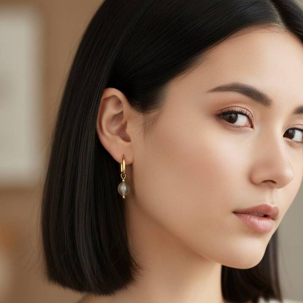 Camps en Camps - oorbellen Silver Dust