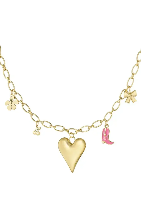 Love statement ketting - goud