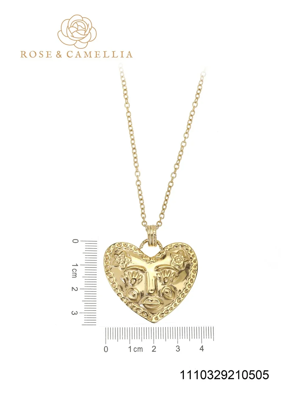 Rose en Camellia - ketting