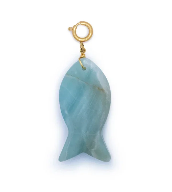 Le Veer - Azure Fish charm