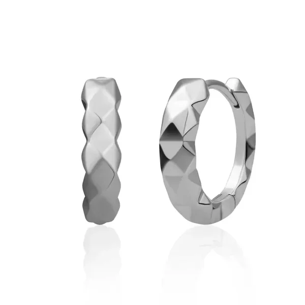 Multi Edge Creolen - Zilver