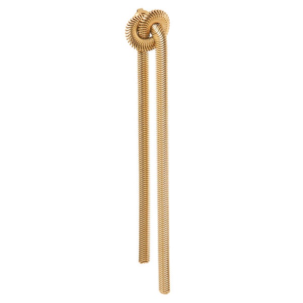 Label Kiki - Knot snake hoop gold