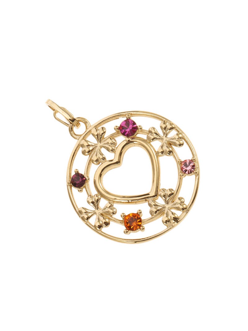 Rose & Camellia bedel stainless steel rond hart