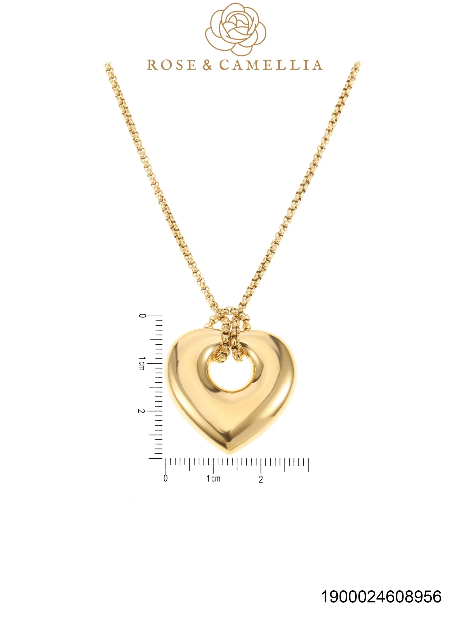 Rose en Camellia - ketting