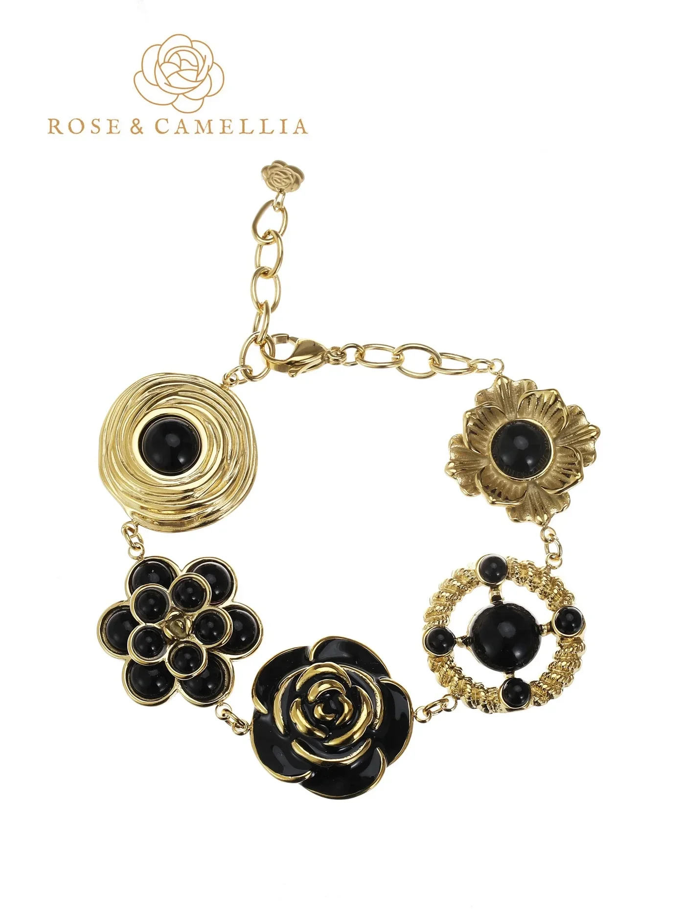 Rose en Camellia - armband