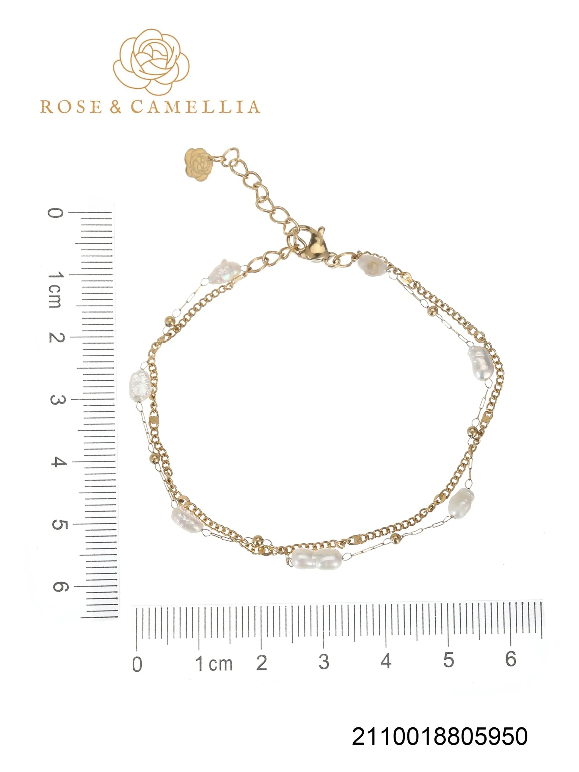 Rose en Camellia - armband