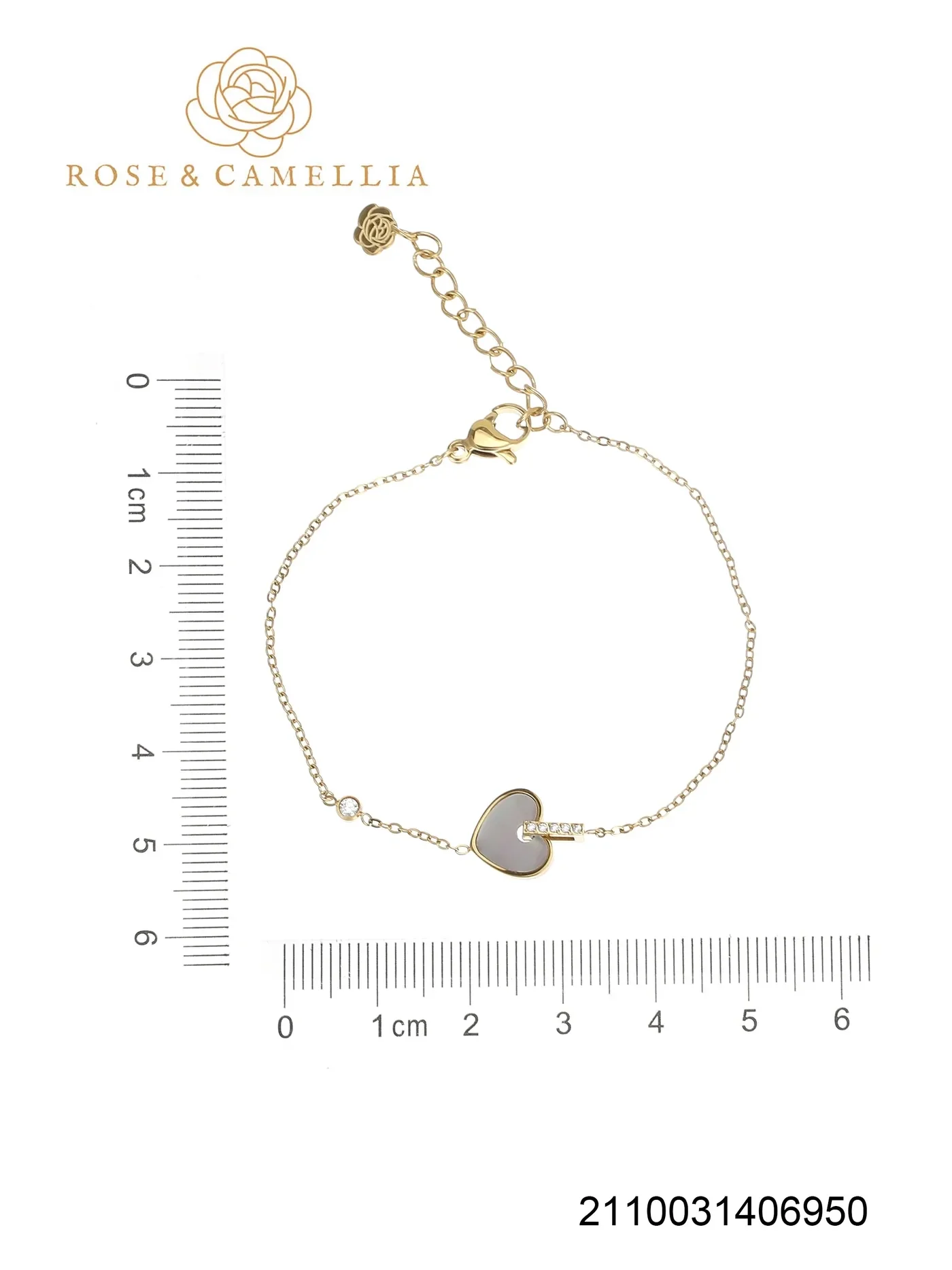 Rose en Camellia - armband