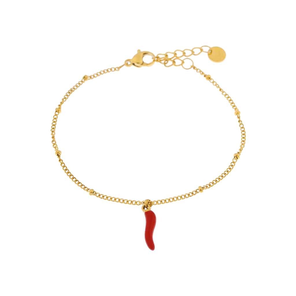 Label Kiki - Spicy pepper bracelet gold
