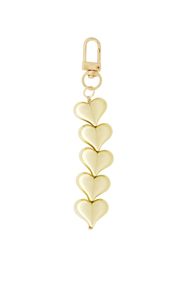 Bold heart hanger - Goud kleur