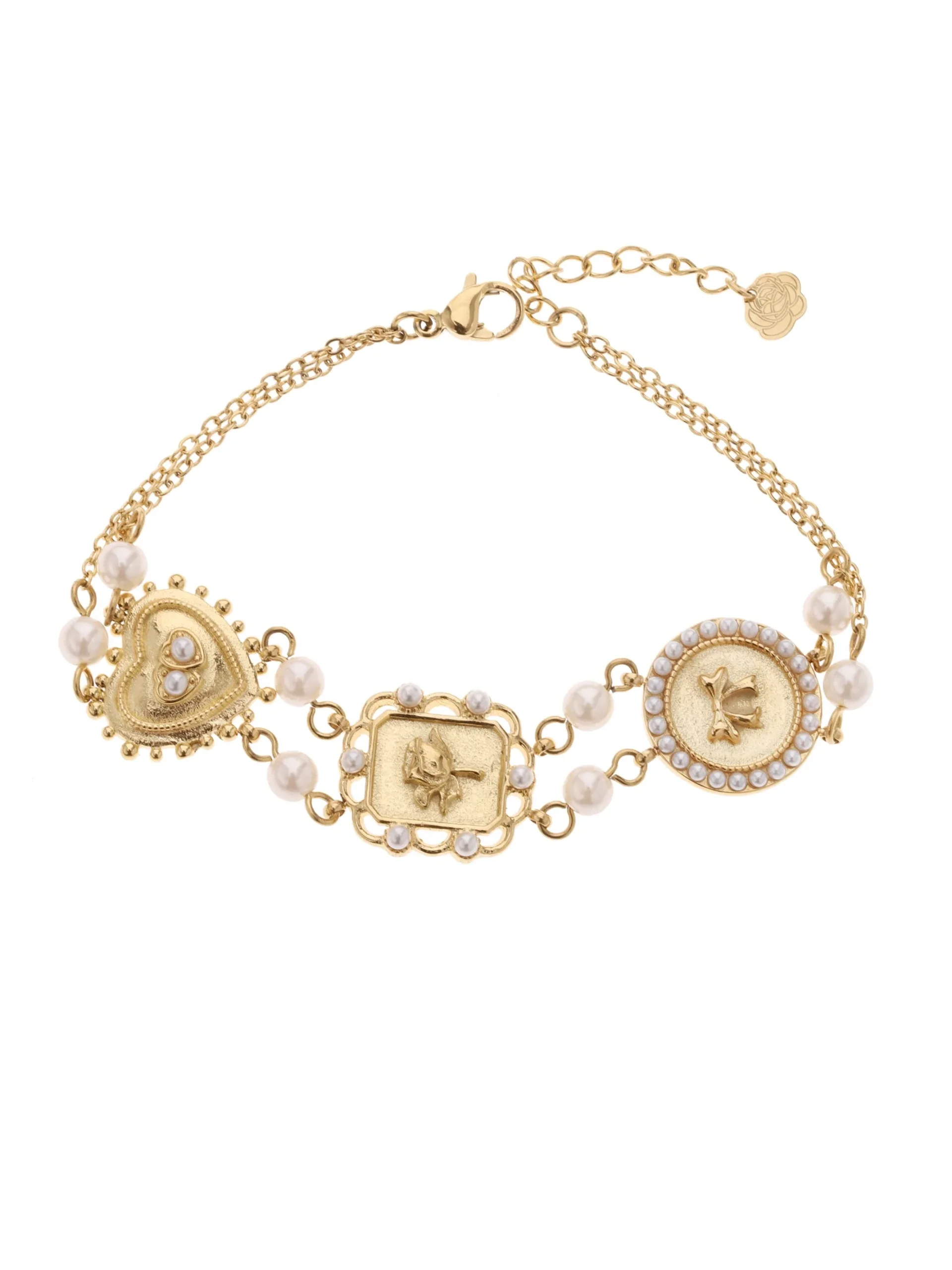Rose en Camellia - armband
