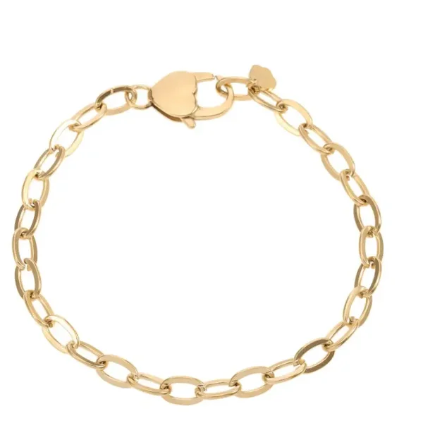 Rose & Camellia stainless steel clipon armbandjes