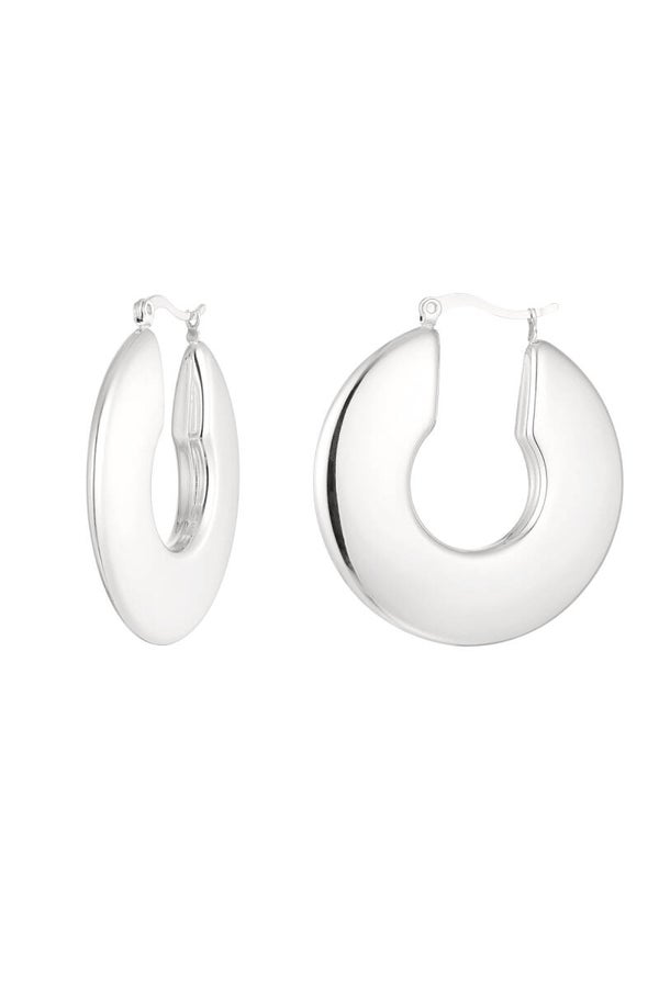 Oorbellen cut out - Goud  of zilver kleur