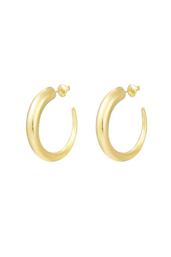Oorbellen rond - Goud kleur