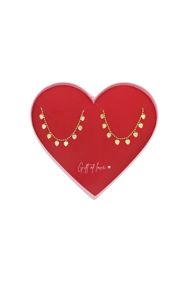 Gift of love Stainless steel mini hartjes Armbanden - Goud kleur