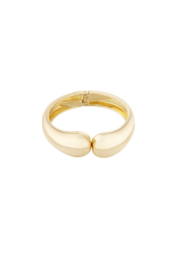 Stainless steel - Twin curve bangle