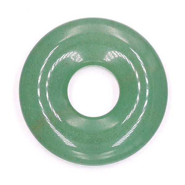 Edelstenen donut - diameter 18 mm - Green Aventurine