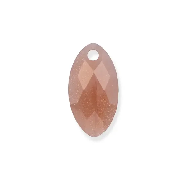 Sunstone Leaf ketting edelsteen