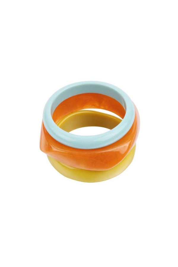 Bangle set orange