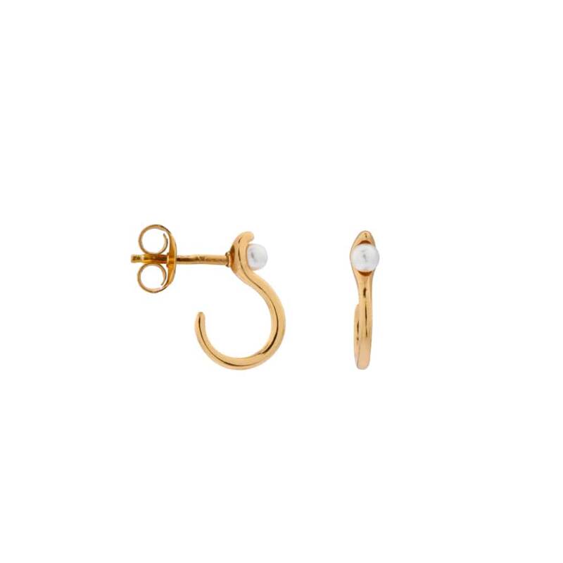 Label Kiki - Earring chic pearl gold