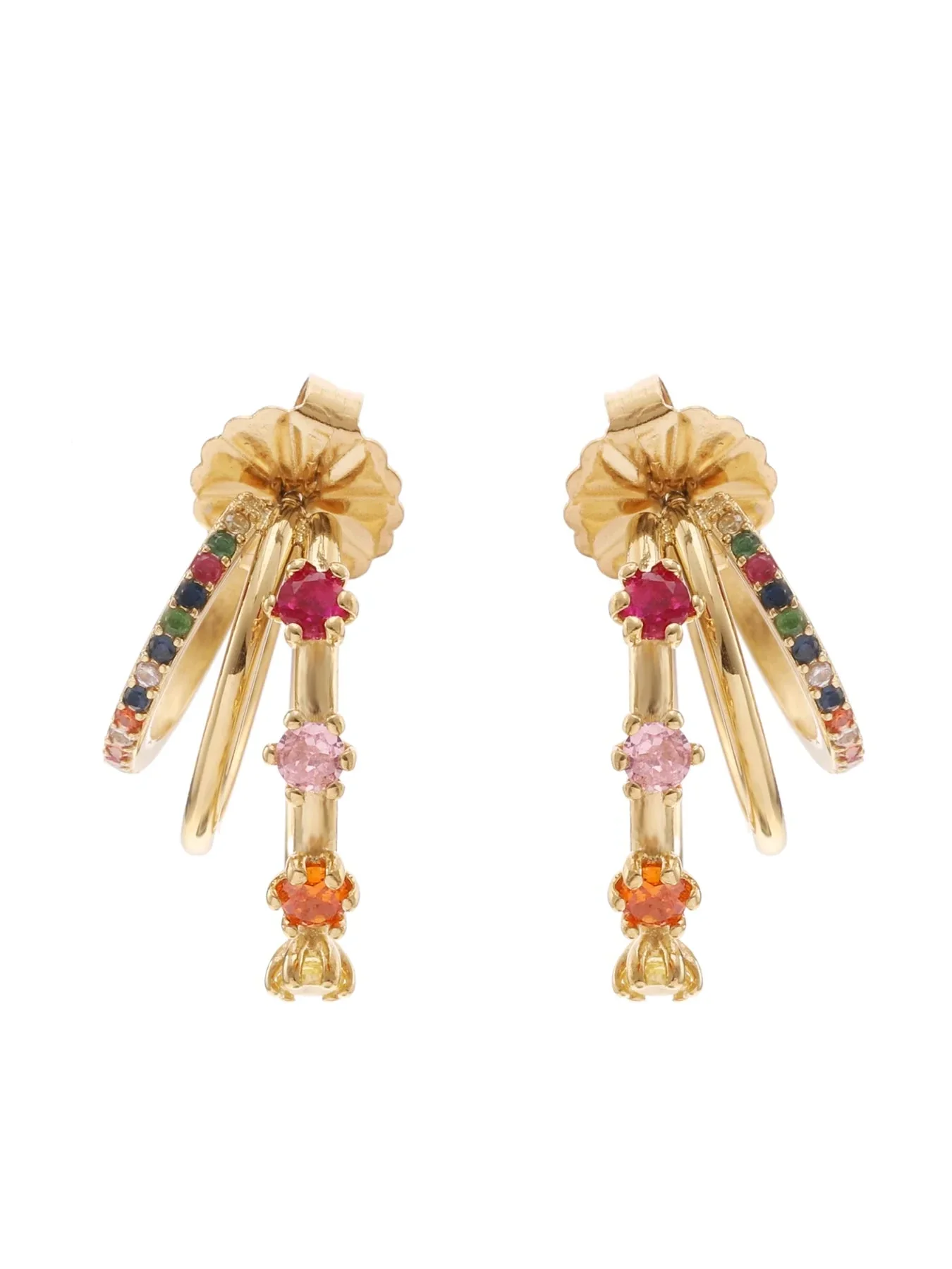 Rose en Camellia - oorbel