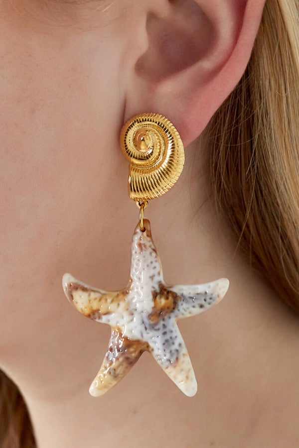 Stainless steel - Coastal Beauty oorbellen