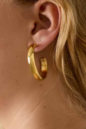 Stainless steel - Big Hoops
