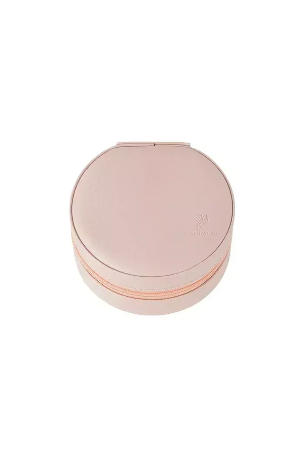 Yehwang - Sieradendoos in ronde vorm  PU - rose