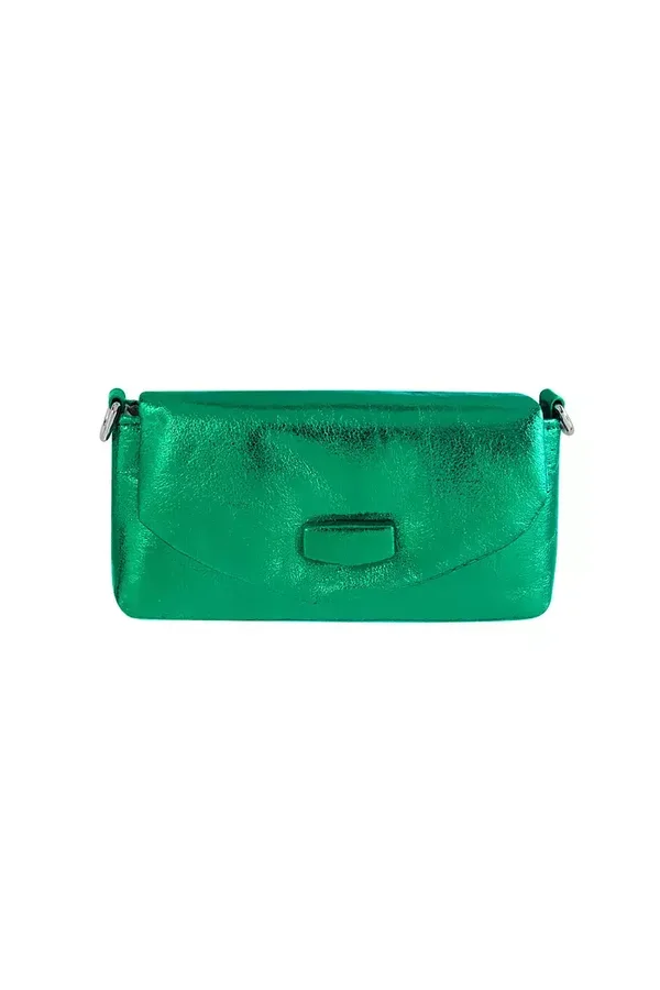 Yehwang - Tas metallic klein - groen