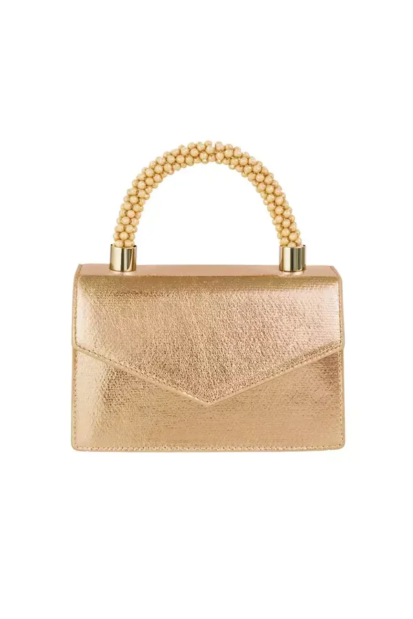 Yehwang - Envelop Tas Snoep Handvat - PU - goud metallic